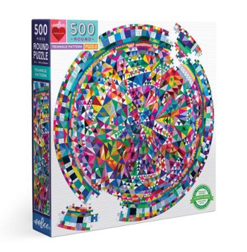 Puzzle Eeboo Rond Multicolore - Idées cadeaux pour Noël - Enfants et Adultes
