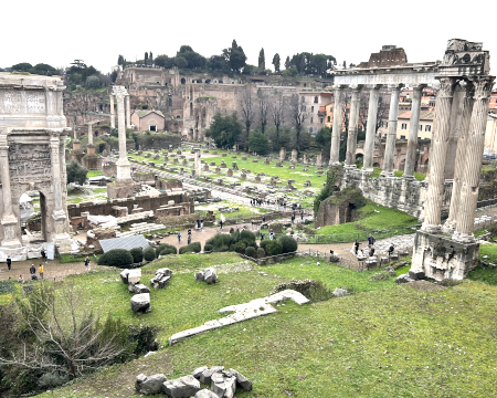 Rome le Forum - Visiter Rome en 2 jours c'est possible ! Un Itinéraire inoubliable...